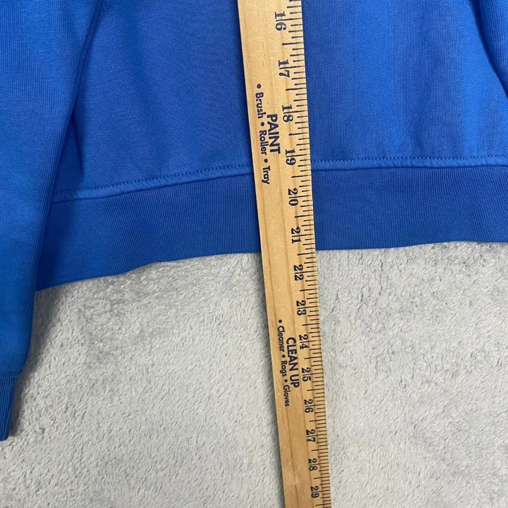 Madewell Sweatshirt Womens Small Crewneck Varsity Blue Striped NY284 - Picture 4 of 9